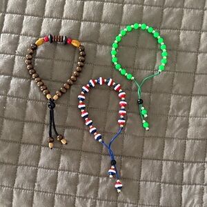 Bundle of 3 Adjustable Bracelets